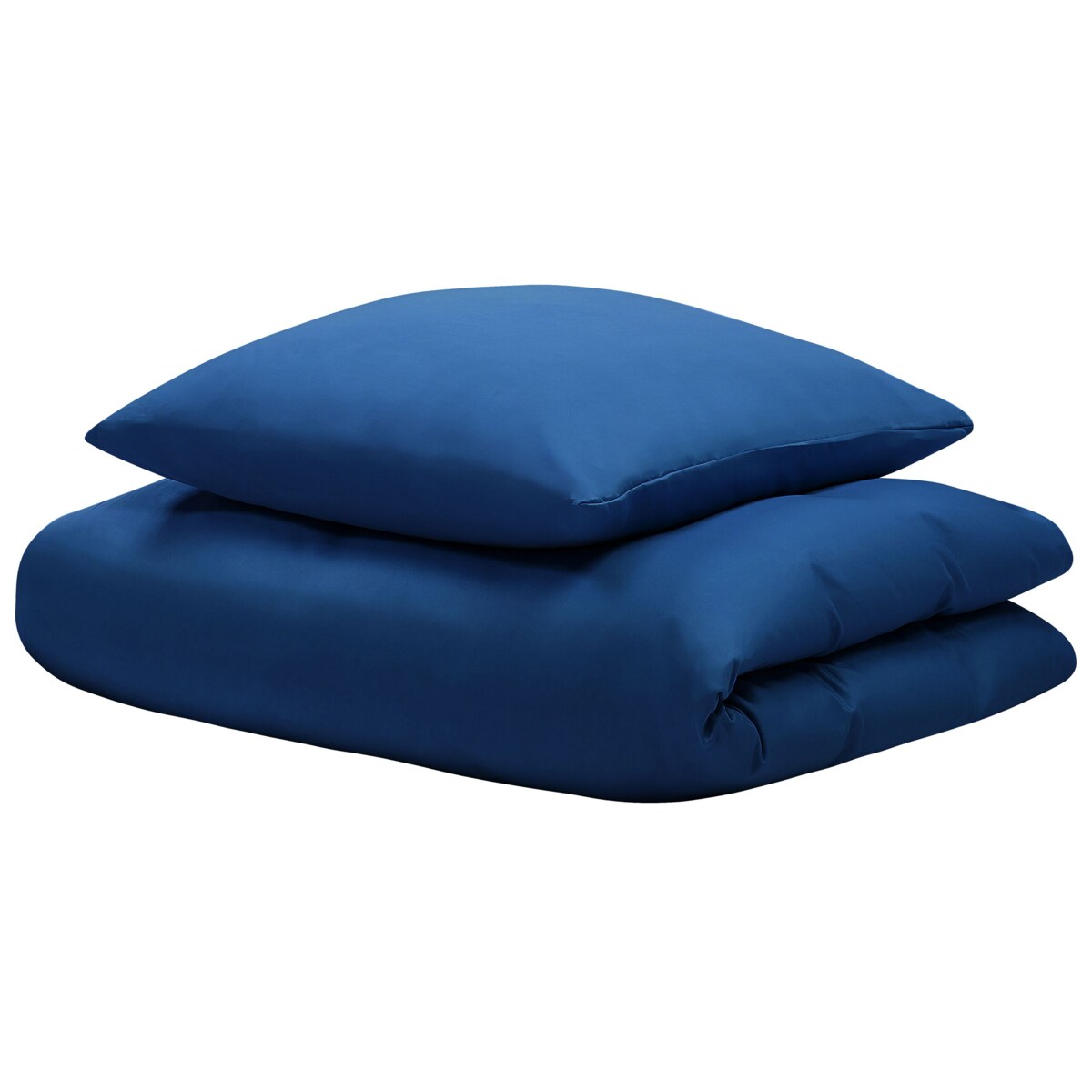 Komplet pościeli bawełnianej satynowej 135 x 200 cm niebieski HARMONRIDGE