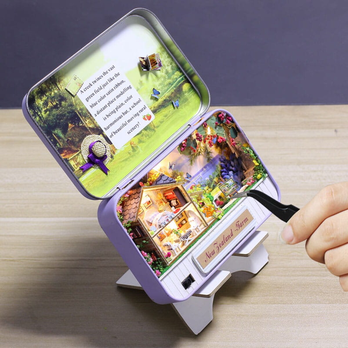 Miniaturowy domek - Farma w Nowej Zelandii