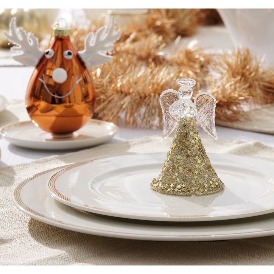 VILLA ITALIA Bombka szklana RENIFER 10 cm