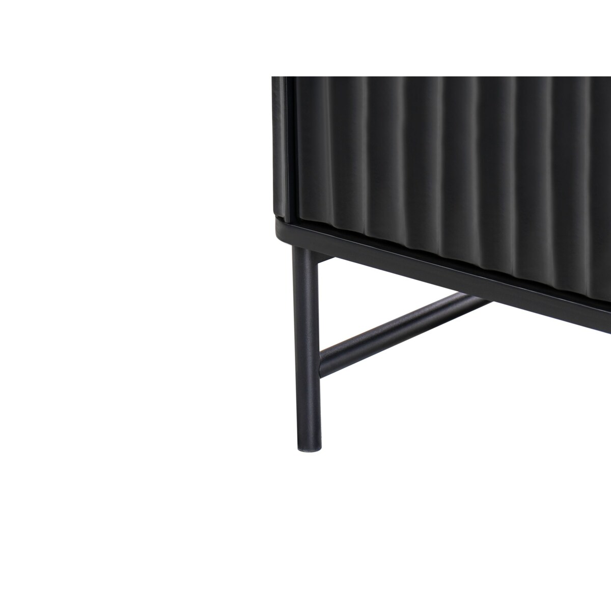 Komoda 6 szuflad GLASTONBURY 80 cm Efekt marmuru Biały marmur