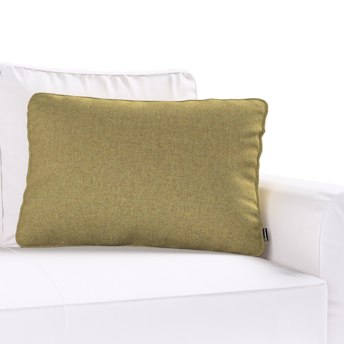 Poszewka Gabi na poduszkę prostokątna 60x40 oliwkowy melanż