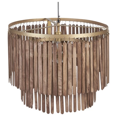 Lampa wisząca KAVERI Drewno mango Brązowy