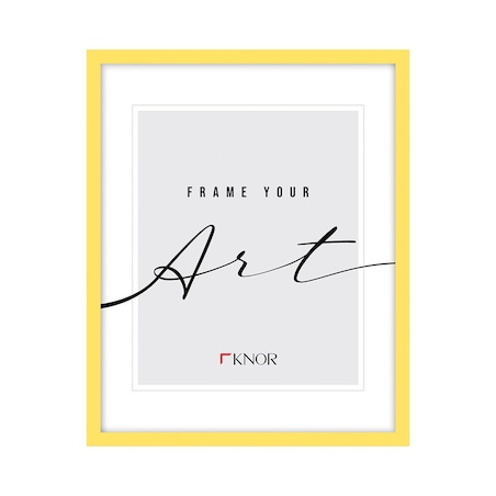 Żółte ramki, ramka na zdjęcie, 40x50 cm, ramki dla dzieci - Knor - kolorowe ramki