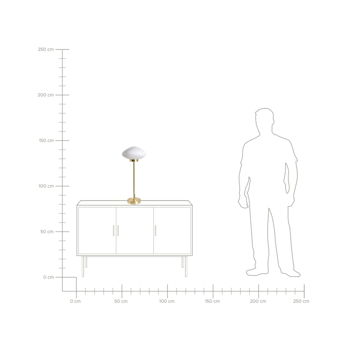 Lampa stołowa SIBUN Metal Złoty
