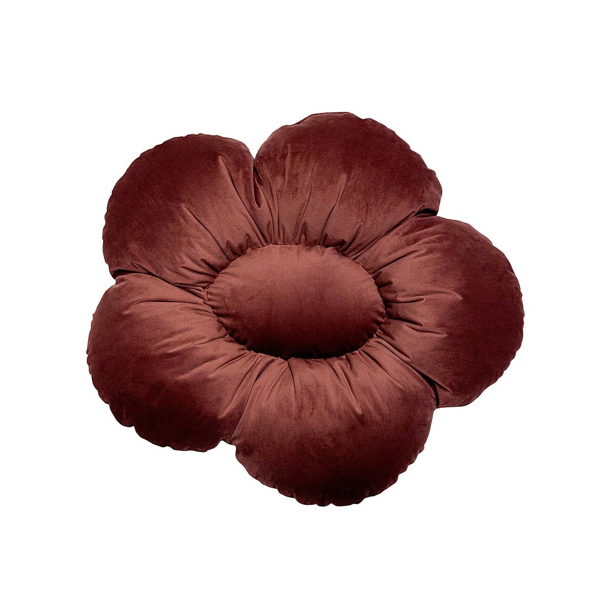 Poduszka kwiatek Mia, bordowy, 45 cm, Posh Velvet