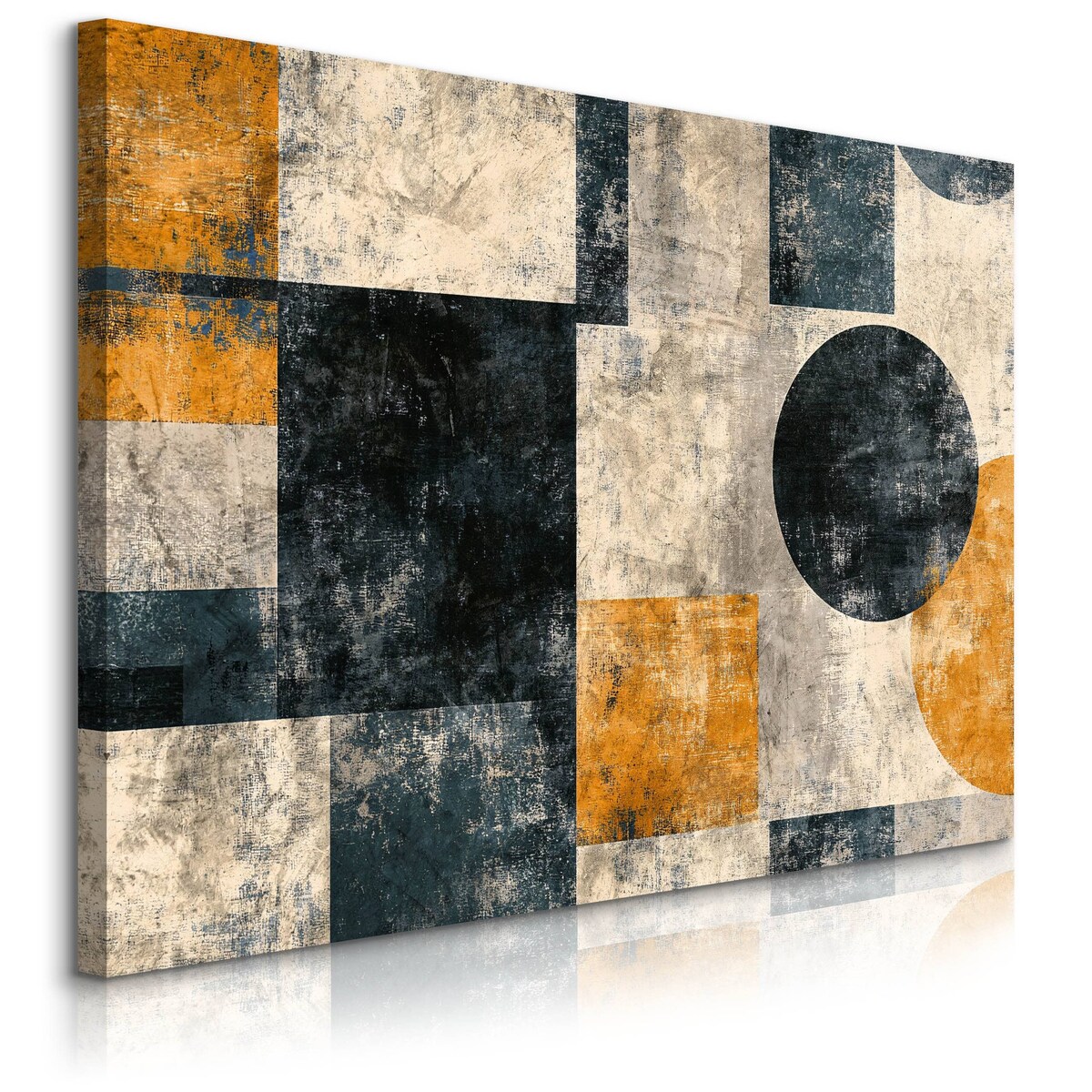 Obraz Na Płótnie Do Salonu Wzory Geometryczne Abstrakcja Mural 70x50cm