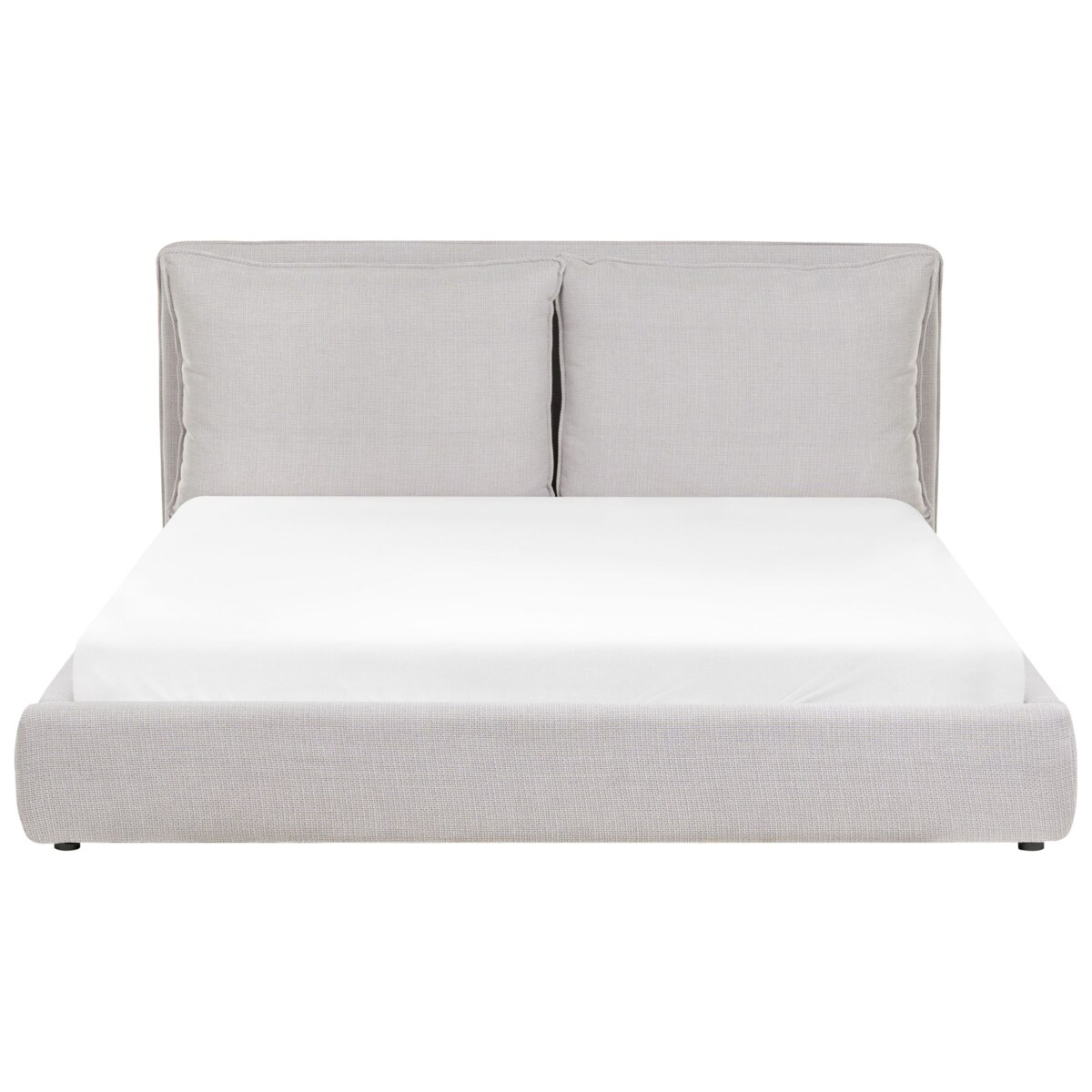 Łóżko BAJONNA 180 x 200 cm Jasnoszary