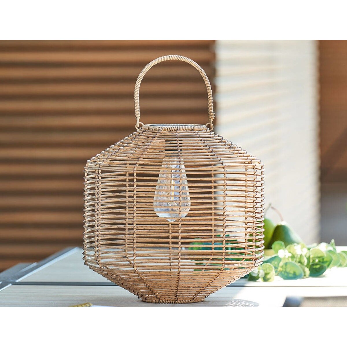 Lampion metalowy Solarny VILAKKU 30 cm