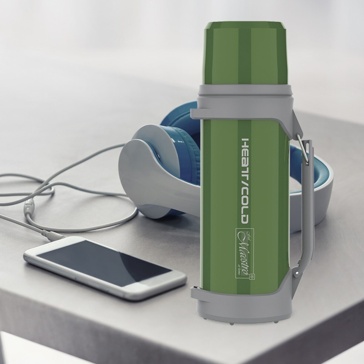 Termos na herbatę do kawy 1.5L zielony MAESTRO MR-1631-150-GREEN