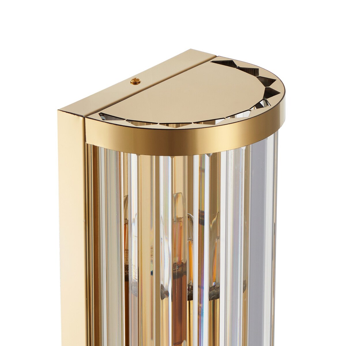 Lampa ścienna EXELLENT kryształowa złota 45 cm