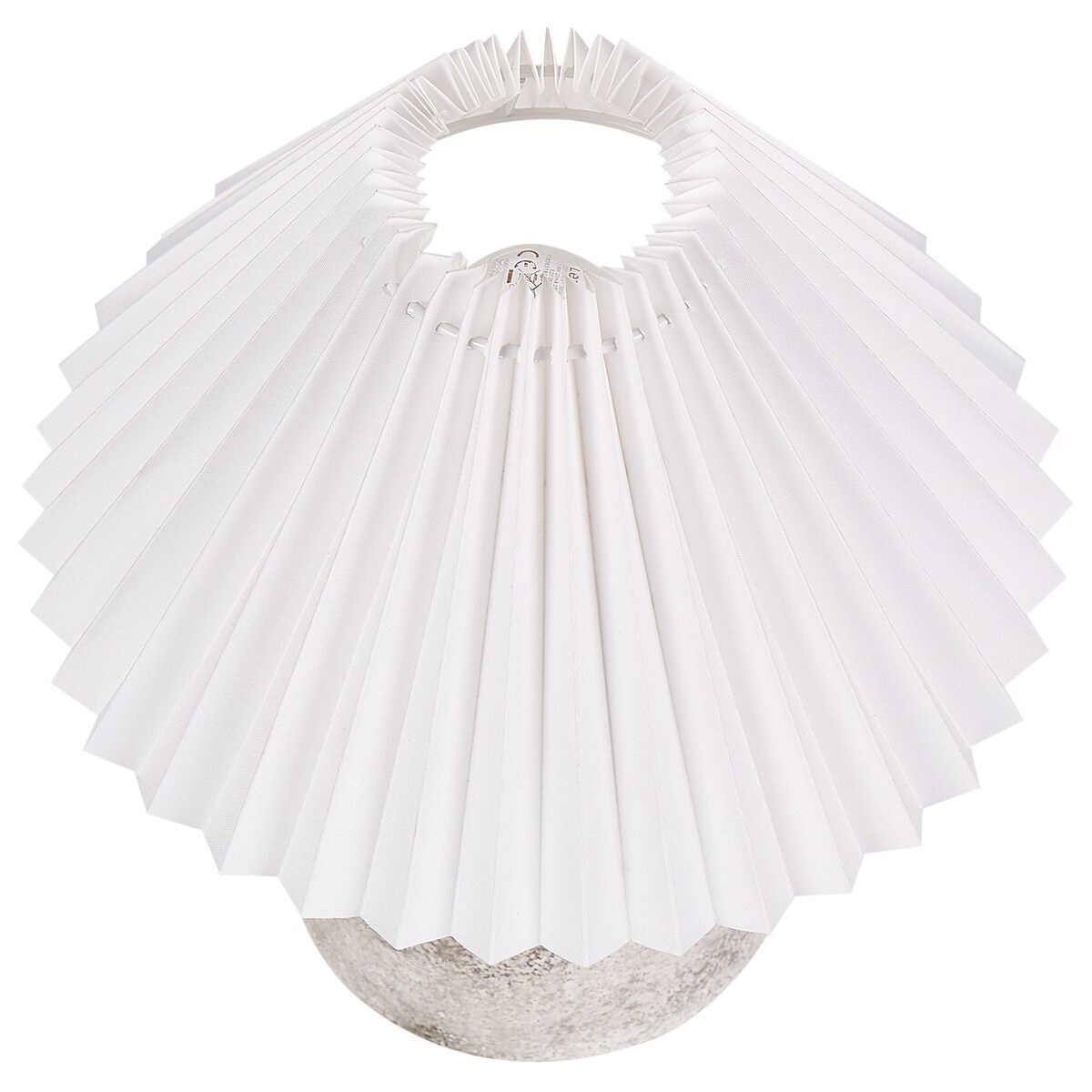Zestaw 2 lamp stołowych ZEYI Ceramika Biały
