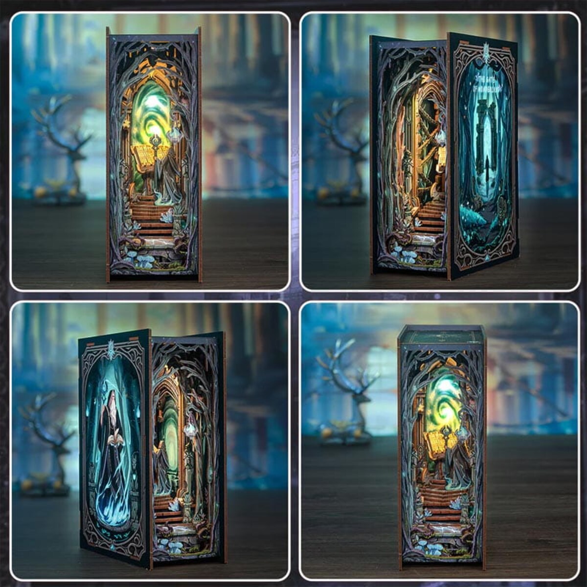 Miniaturowy domek Book Nook - Wrota magii - CuteBee