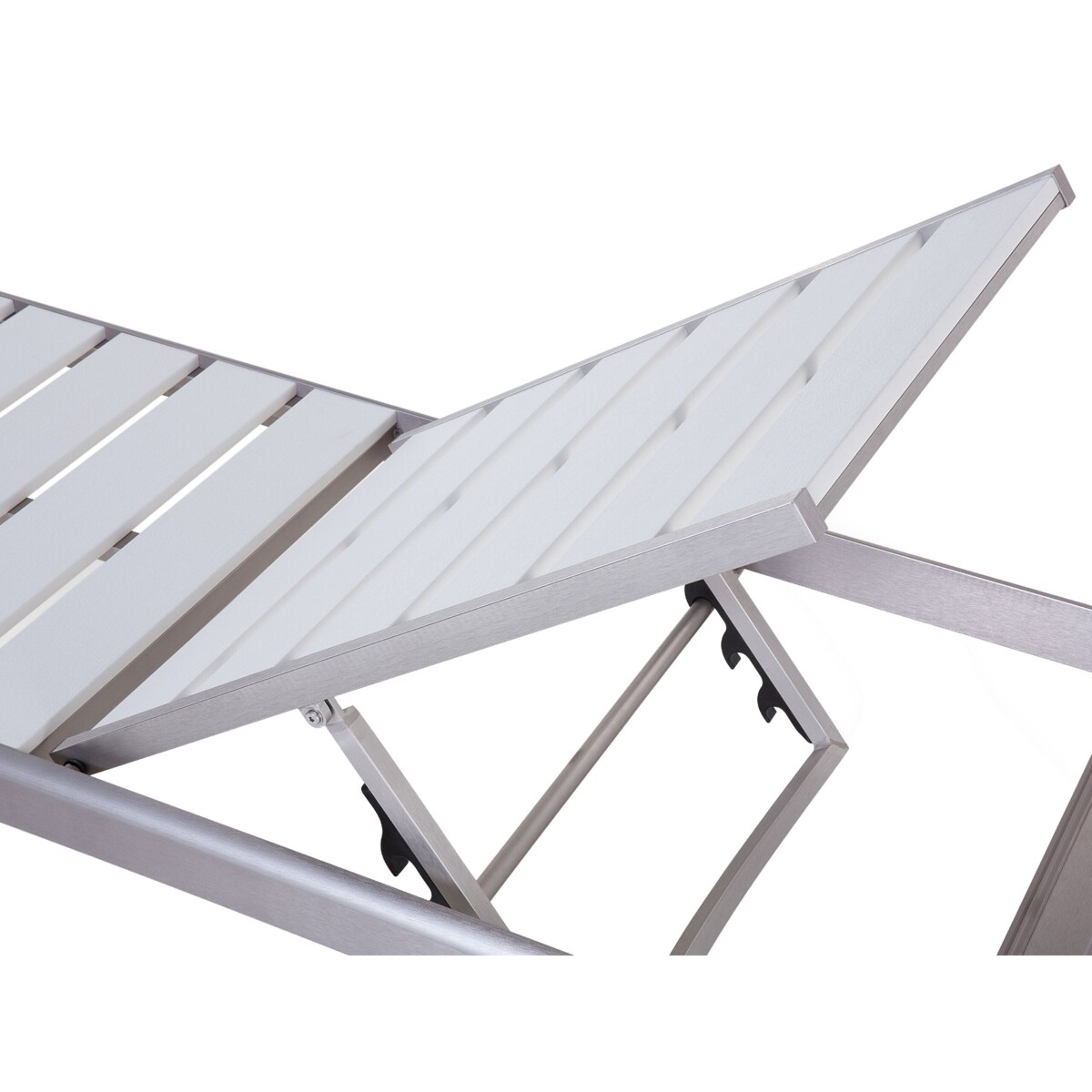 Leżak ogrodowy biały NARDO