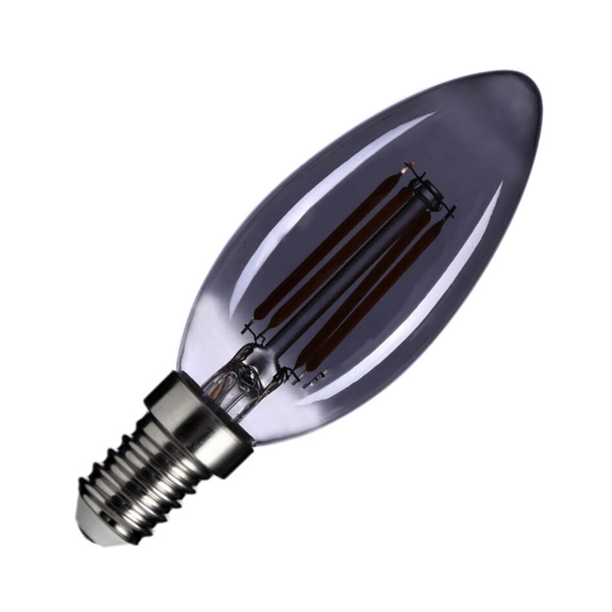 Świecznikowa żarówka 552-B35-DIM-SM Italux LED E14 4W 130lm 2200K przydymiony grafit