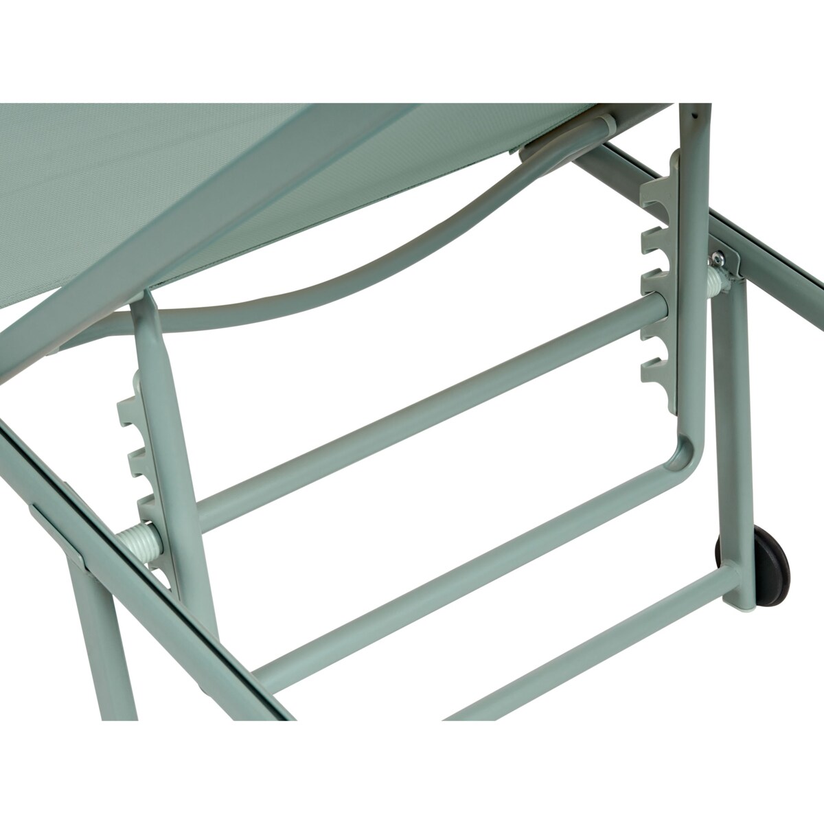 Zestaw 2 leżaków ogrodowych SORONI Metal Jasnozielony