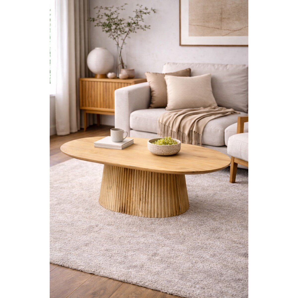 Stolik kawowy Montemerano Legno - Jasny Mango