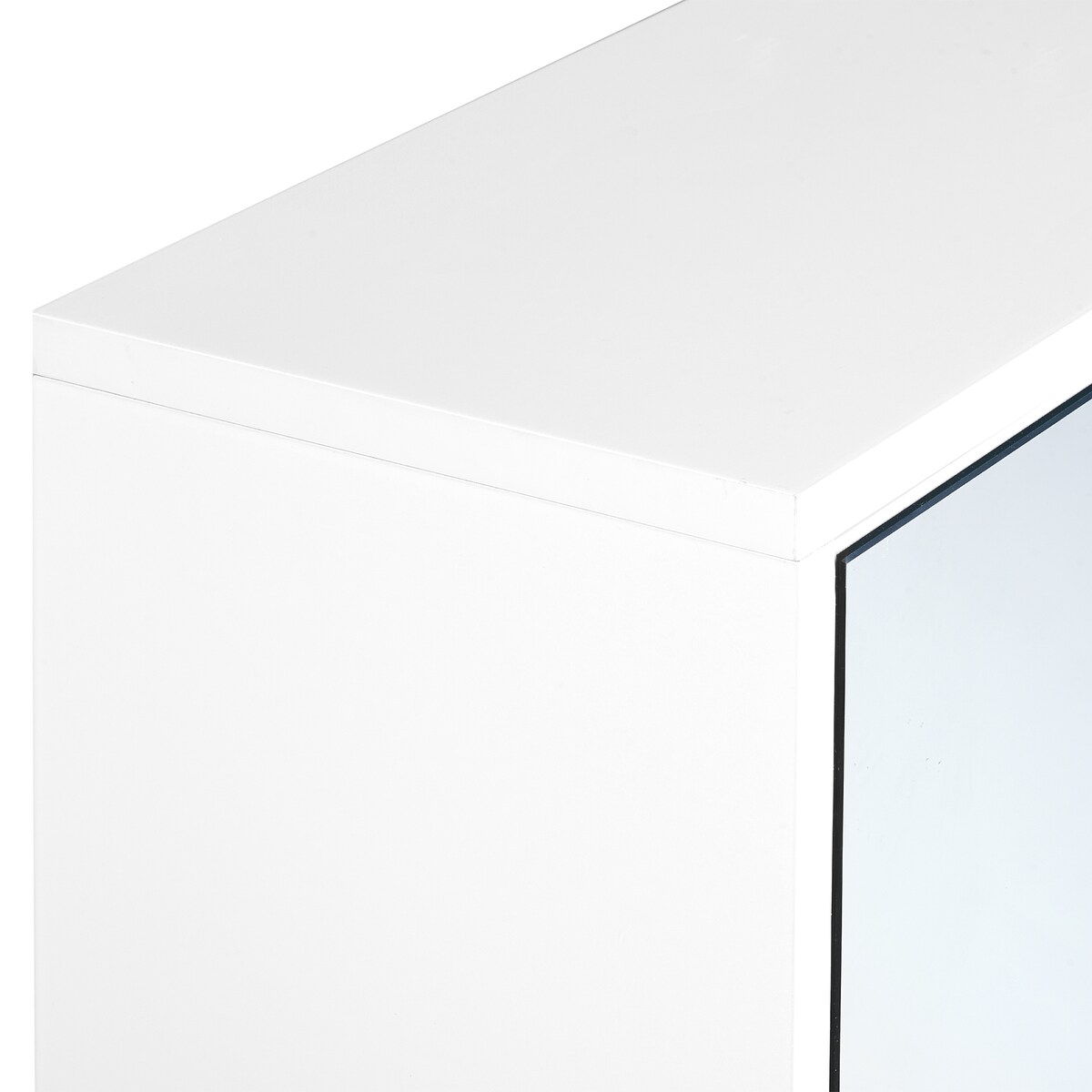Szafka łazienkowa wisząca z lustrem NUBES 80 cm 70 cm Biały