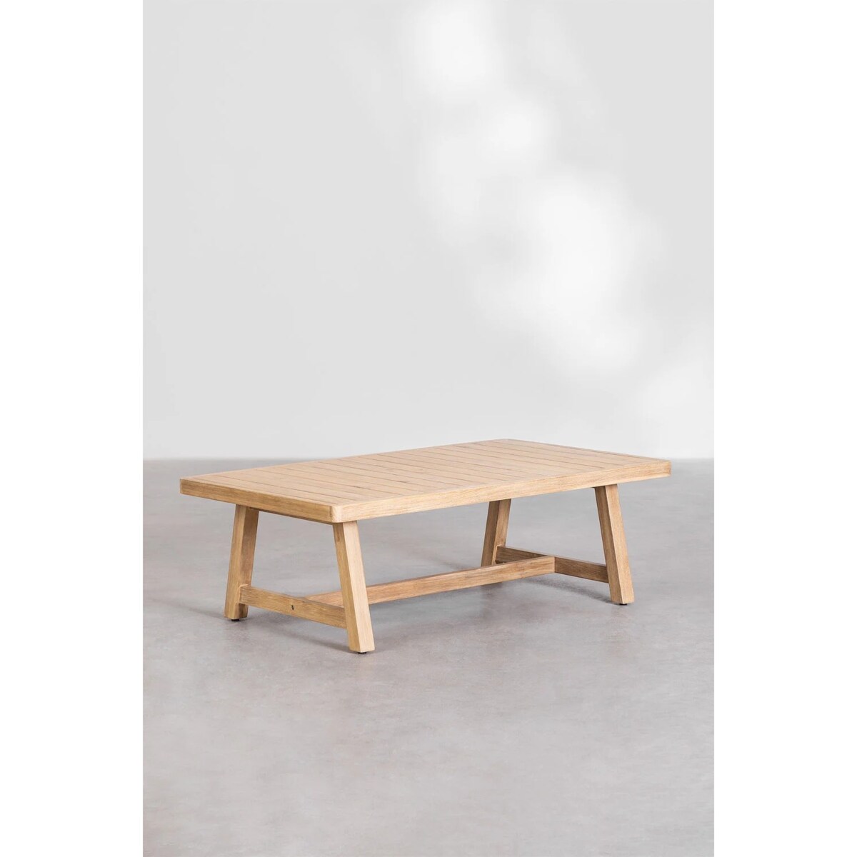 Zestaw ogrodowy: 3-osobowa sofa, 2 fotele i stolik kawowy, jasna akacja, Dubai