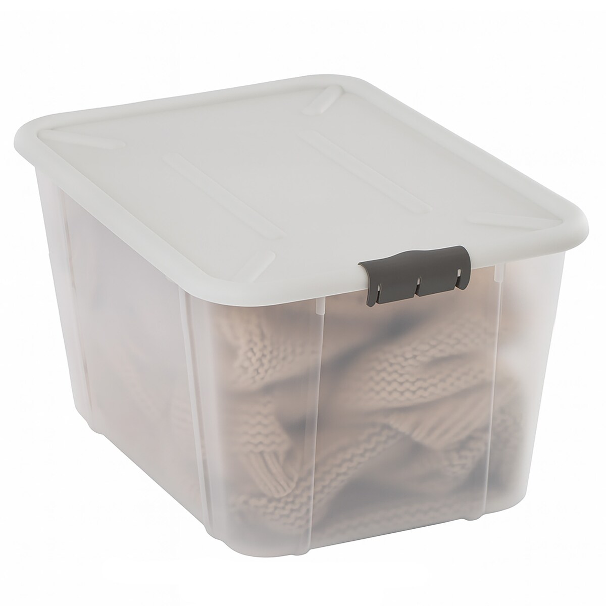 Pojemnik Plastikowy Pudełko 16 L Plastikowe Zamykany Z Pokrywką Pudło Box Do Przechowywania Na Zabawki Dokumenty Ubrania