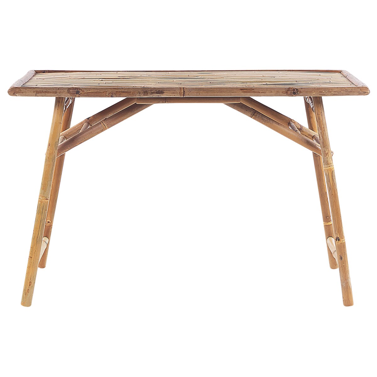 Stół ogrodowy MOLISE 120 cm 69 cm Bambus Jasnobrązowy