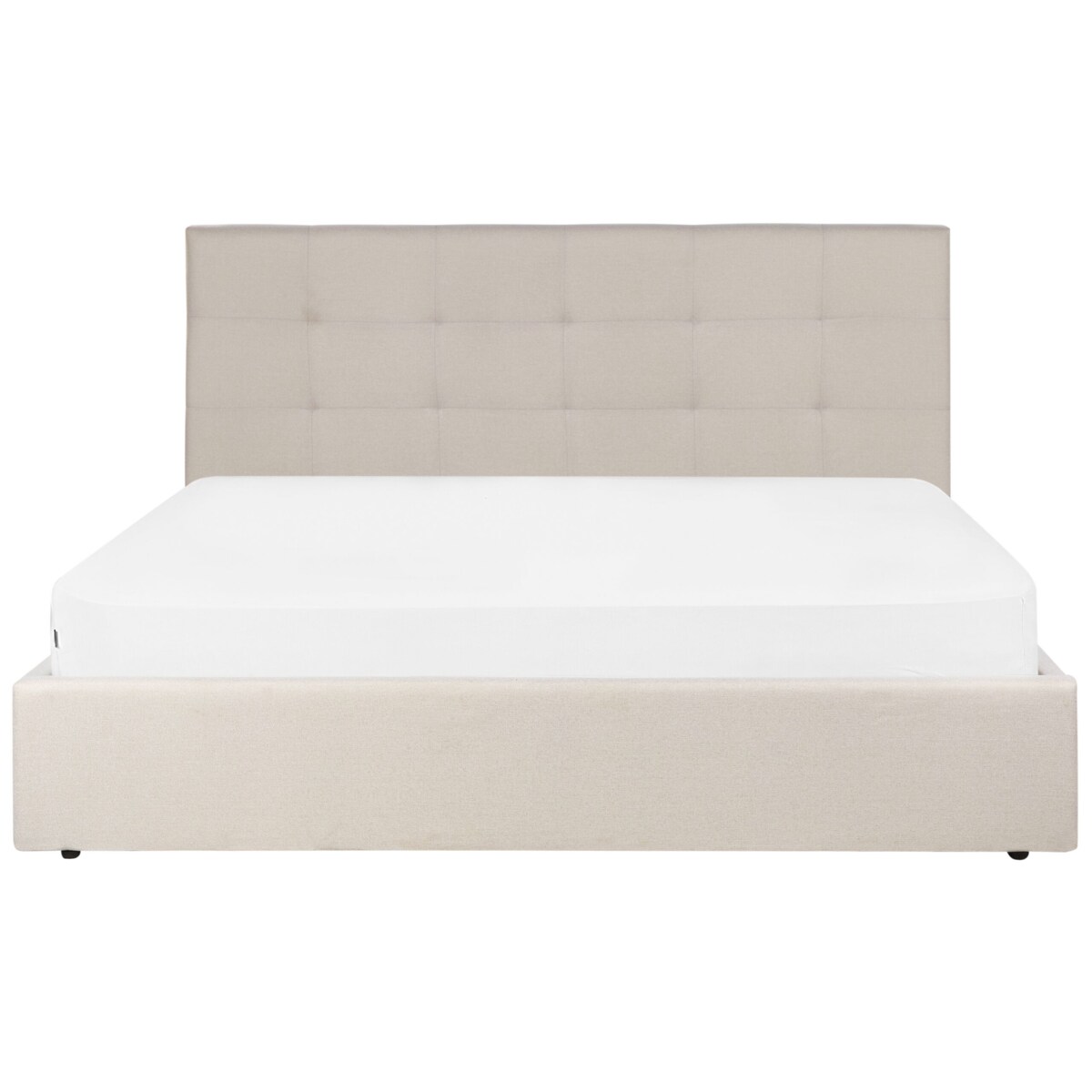 Łóżko z pojemnikiem LORIENT 180 x 200 cm Beżowy
