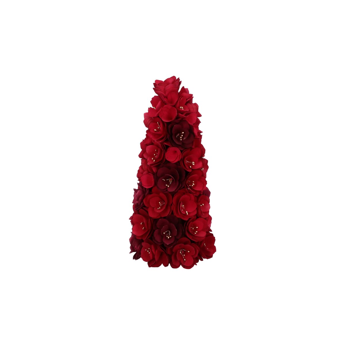 Świąteczna ozdoba w kształcie choinki Rosesurose - Czerwony, 40 cm