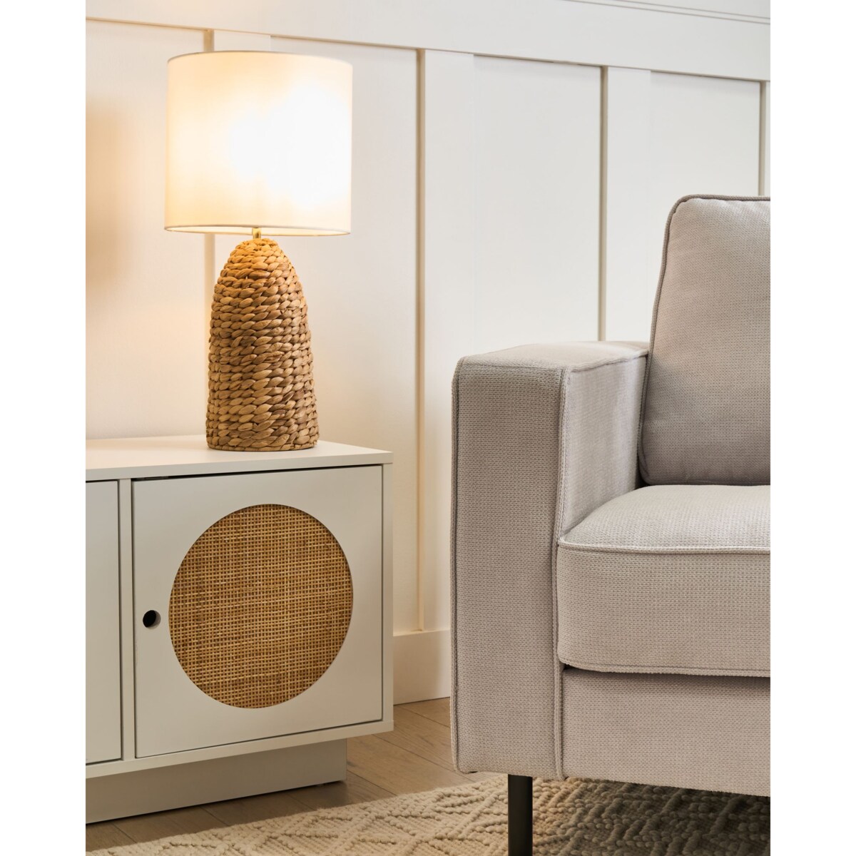 Lampa stołowa MAHAWELI Hiacynt wodny Naturalny