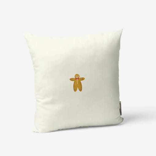 Poduszka świąteczna -Minimalistyczny piernik