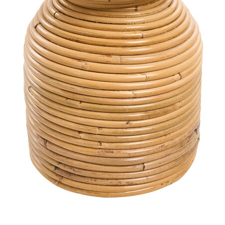 Wazon dekoracyjny NUORO Rattan 70 cm Naturalny