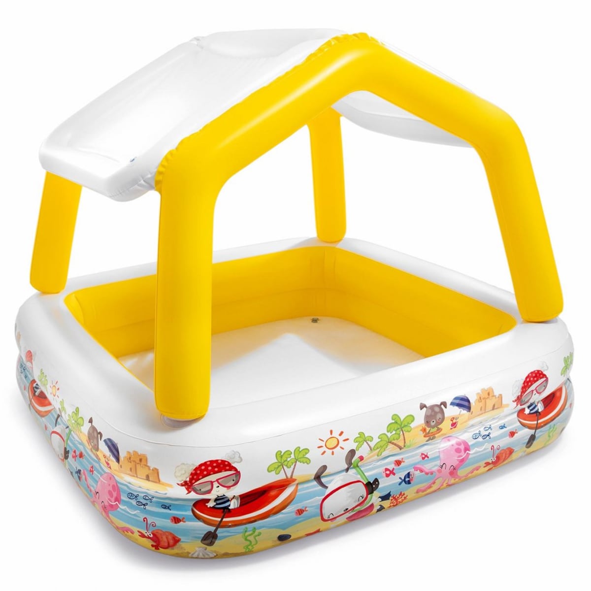 Basen dmuchany z daszkiem 157x157x122 cm INTEX 57470