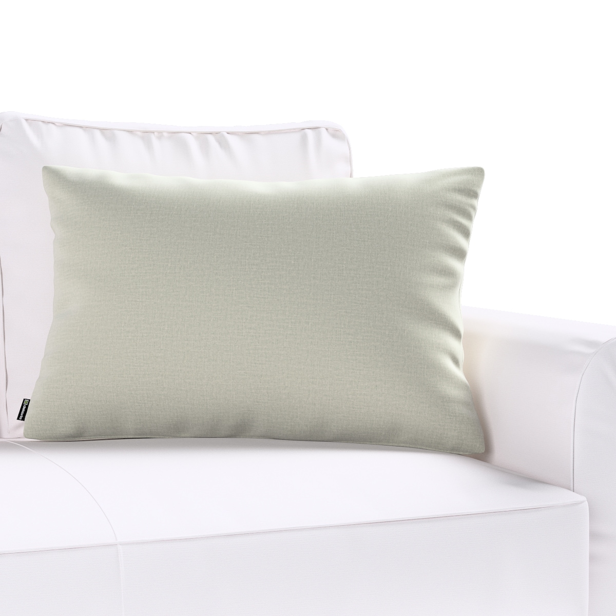 Poszewka Kinga na poduszkę prostokątną 60x40 pastelowo miętowy welwet