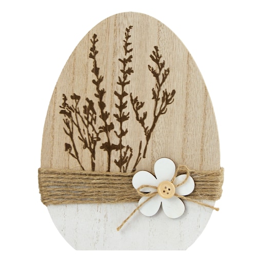 Ozdoba Jajko Wielkanocne 20 Cm Dekoracja Pisanka Na Stół Drewniane Zatrwian