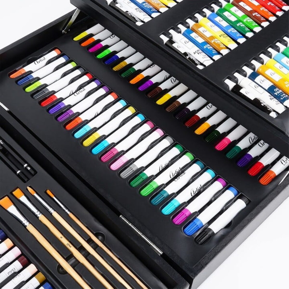 Zestaw do malowania Artystyczny do rysowania w Walizce Kredki Pastele 174 el.