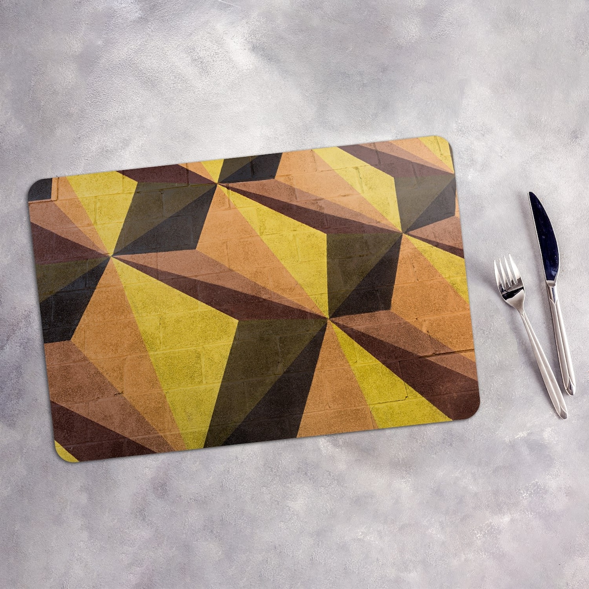 Komplet mat pod talerz Nowoczesna abstrakcja, 6 szt. 45x30cm