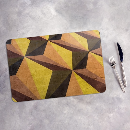 Komplet mat pod talerz Nowoczesna abstrakcja, 6 szt. 45x30cm