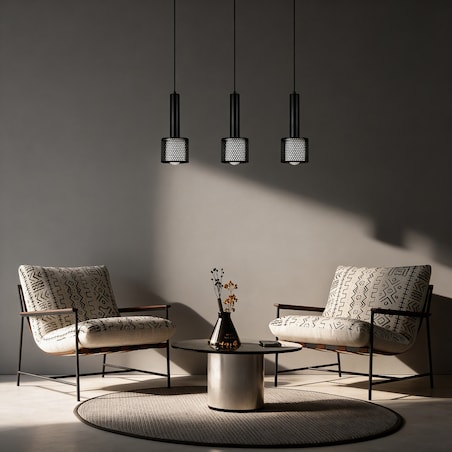Lampa wisząca Light Prestige Amo czarny 3 x E27 1 szt.