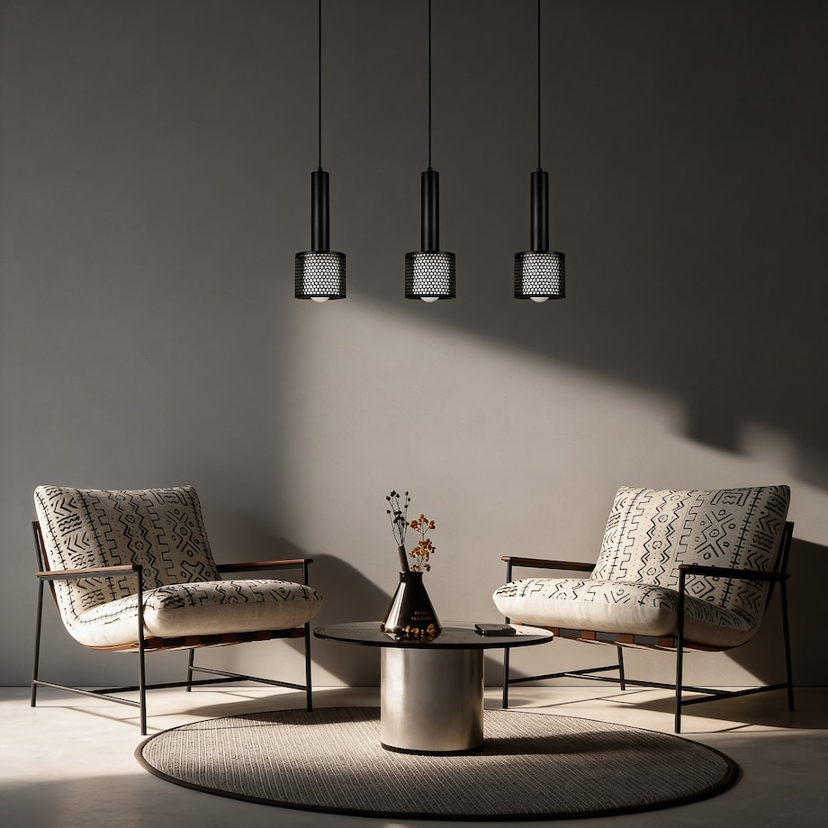 Lampa wisząca Light Prestige Amo czarny 3 x E27 1 szt.