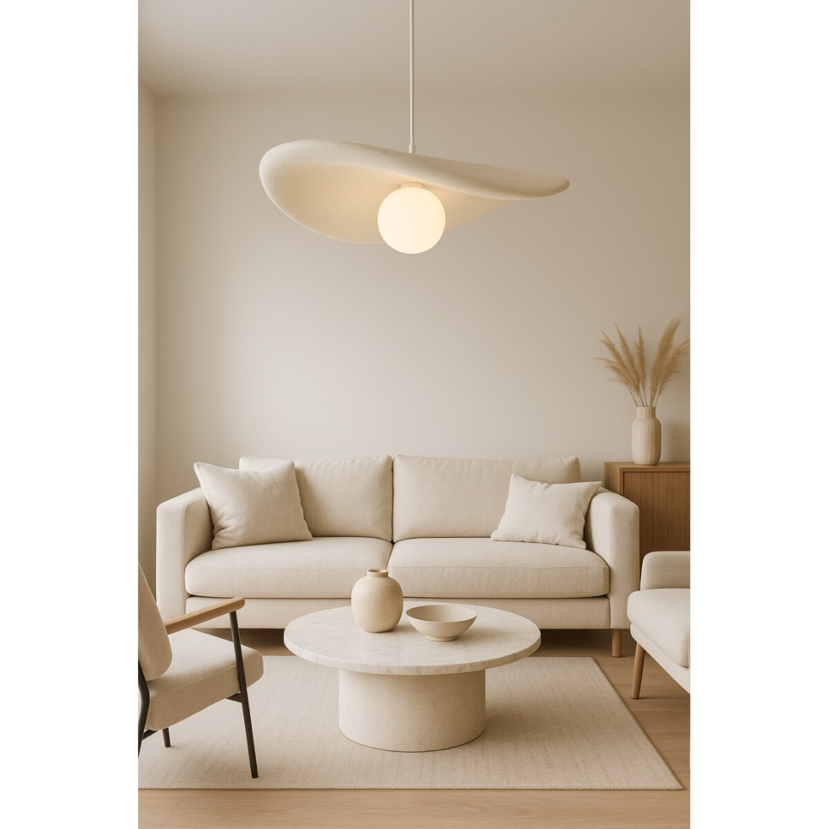 LAMPA WISZĄCA NAMI BIAŁA