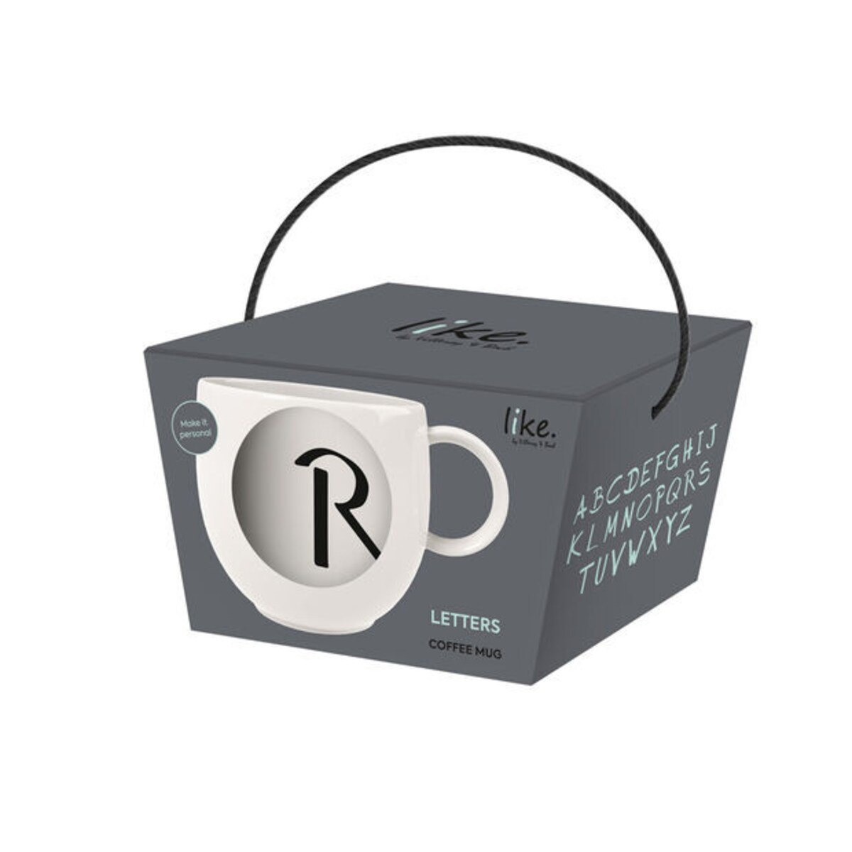 Kubek z literą R Letters, Villeroy & Boch