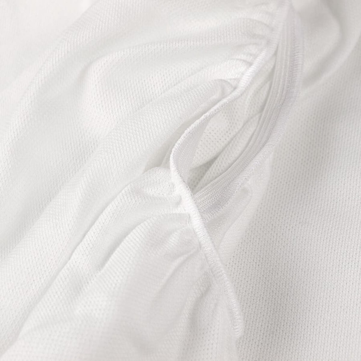 Prześcieradło z gumką bawełniane 80x200 cm białe