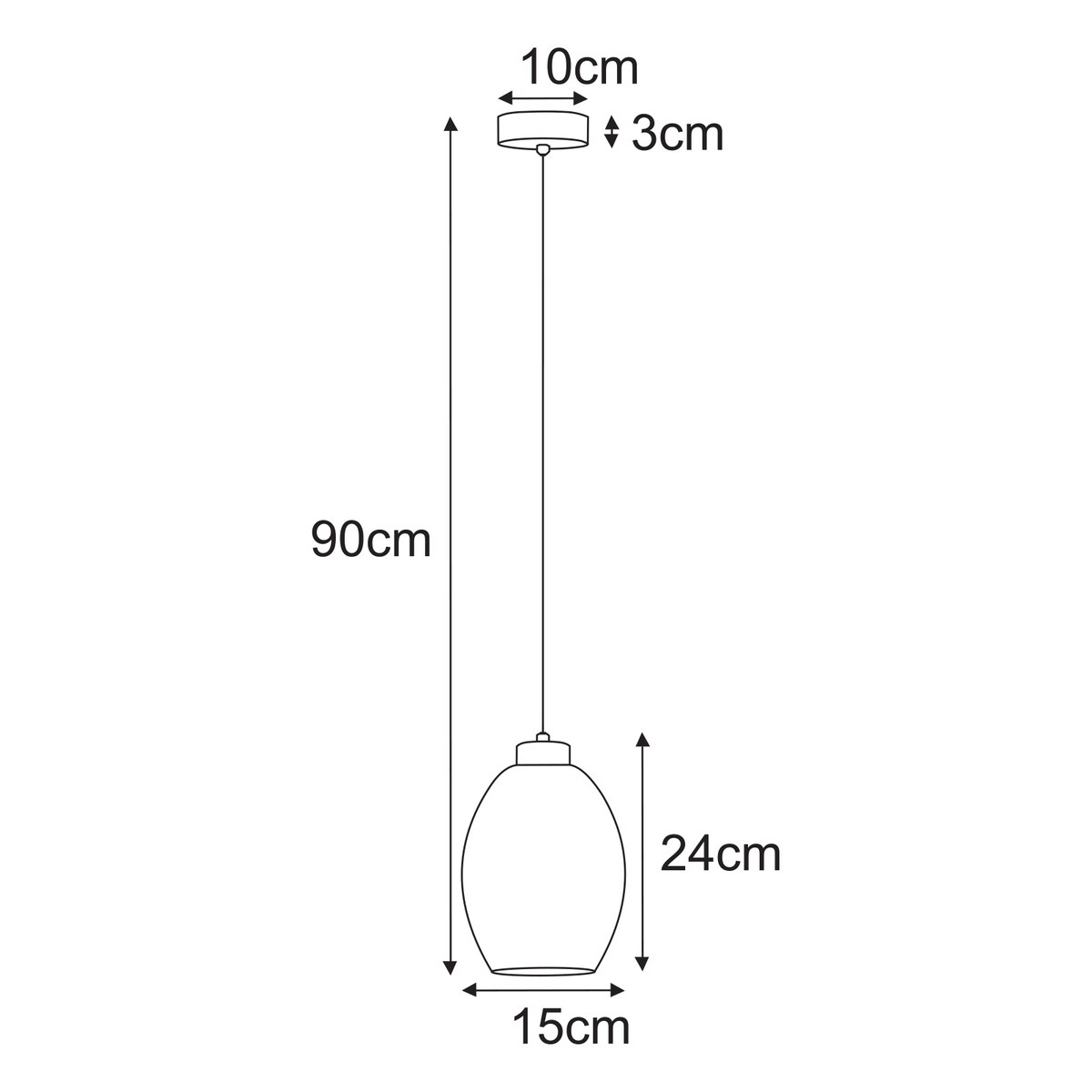 Lampa wisząca K-5720 z serii BALBO