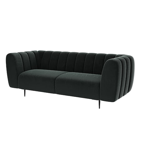 Shel 3-osobowa sofa - ciemnoszara