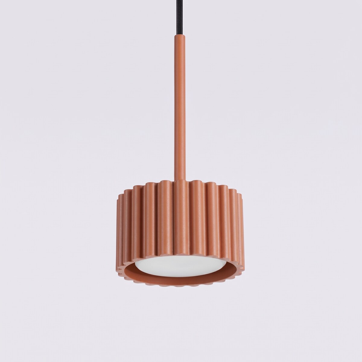 Lampa wisząca AURA 1 ochra czerwona Gx53