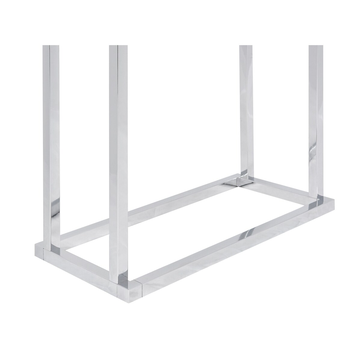 Stojak na ręczniki srebrny RECREO