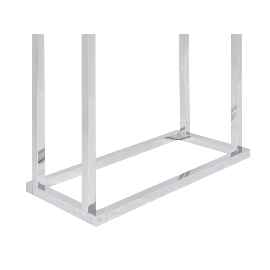 Stojak na ręczniki srebrny RECREO