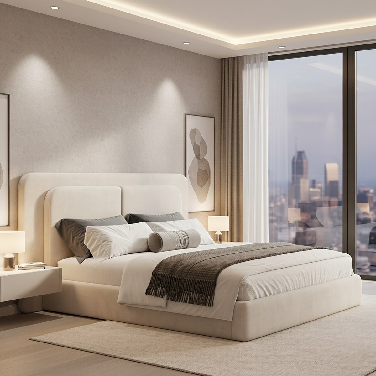 Łóżko Tapicerowane Prime 160X200 Stelaż Pojemnik Na Pościel Wind 05