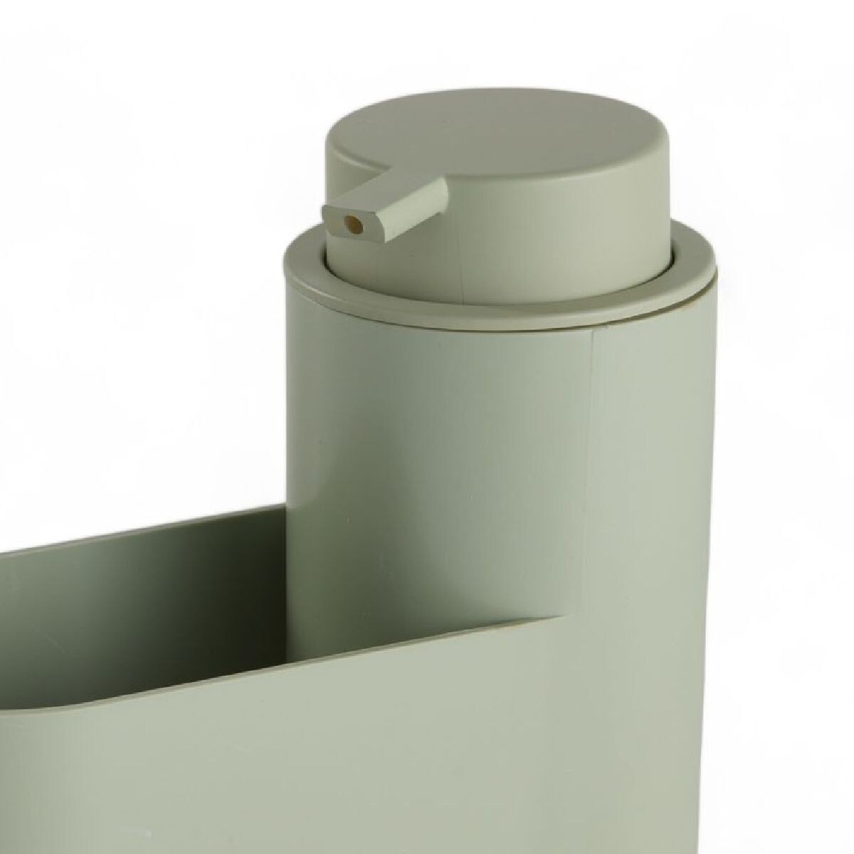 Dozownik na mydło 300 ml i gąbkę 14,5x7,4x16,5 cm MAMUTA szałwia