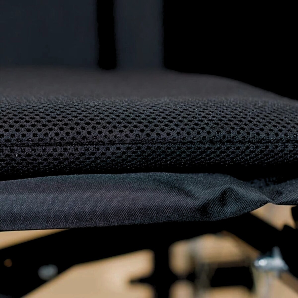 Poduszka na wózek inwalidzki siedzisko 40x40 czarne