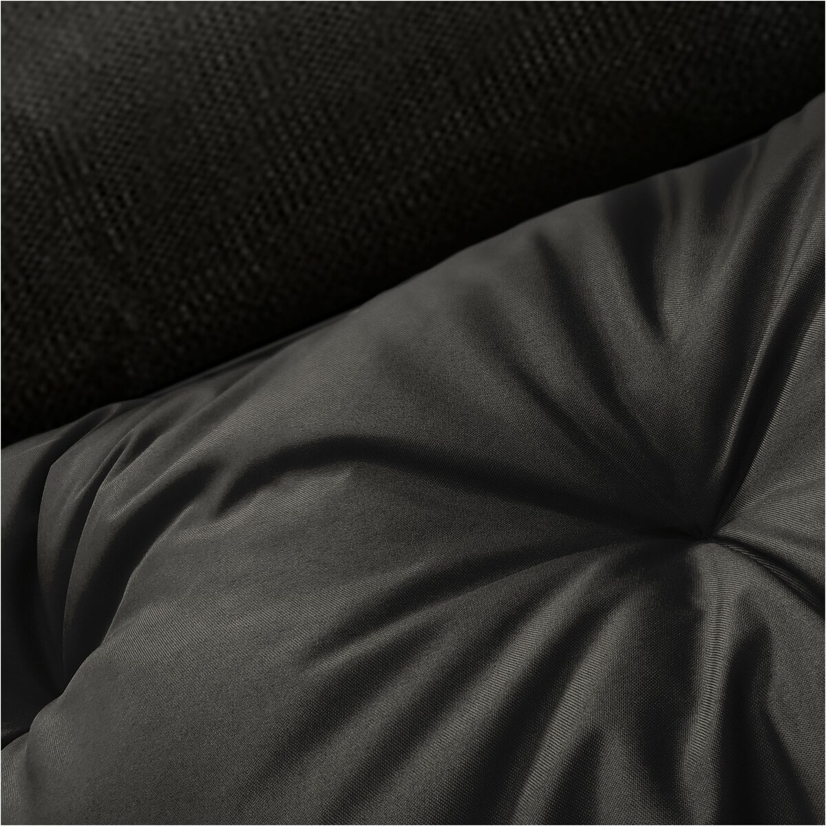 Legowisko Dla Psa Kanapa Posłanie 145X115 Cm Wodoodporne Poduszki Pikowane Czarne