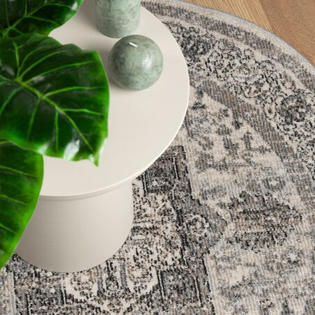 vidaXL Dywan ARBIZU do pomieszczeń i na zewnątrz, vintage, Ø 200 cm